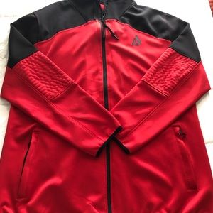 Red & Black Sweat Jacket Size XL
